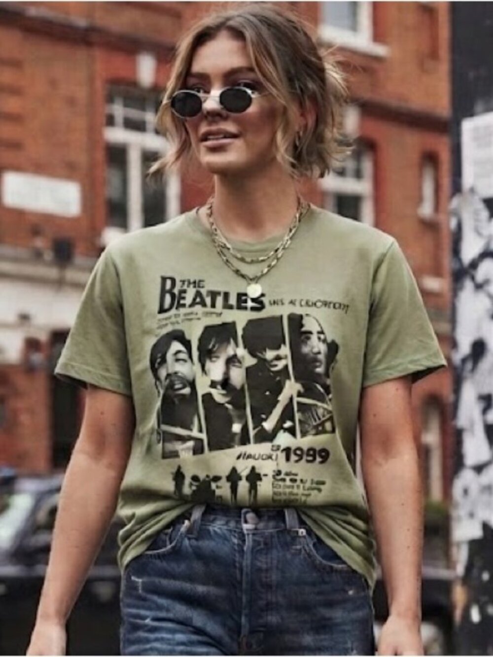The Beatles Rooftop Concert Graphic Tee Women's Size XXL NWT Band Shirt - Picture 8 of 8